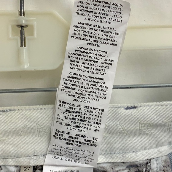 Unique Stella McCartney Barrel-leg Style Tie Dye Pattern Light Blue Jeans, NWOT - Picture 13 of 16